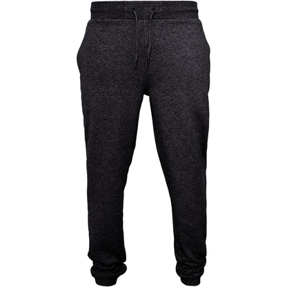 Black - Front - Build Your Brand Mens Heavy Sweatpants