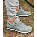 Heather Grey - Lifestyle - Build Your Brand Mens Heavy Deep Crotch Sweatpants