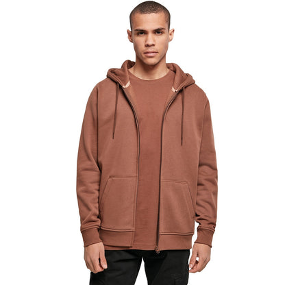 Bark - Back - Build Your Brand Mens Heavy Zip Up Hoodie