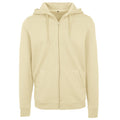 Soft Yellow - Front - Build Your Brand Mens Heavy Zip Up Hoodie