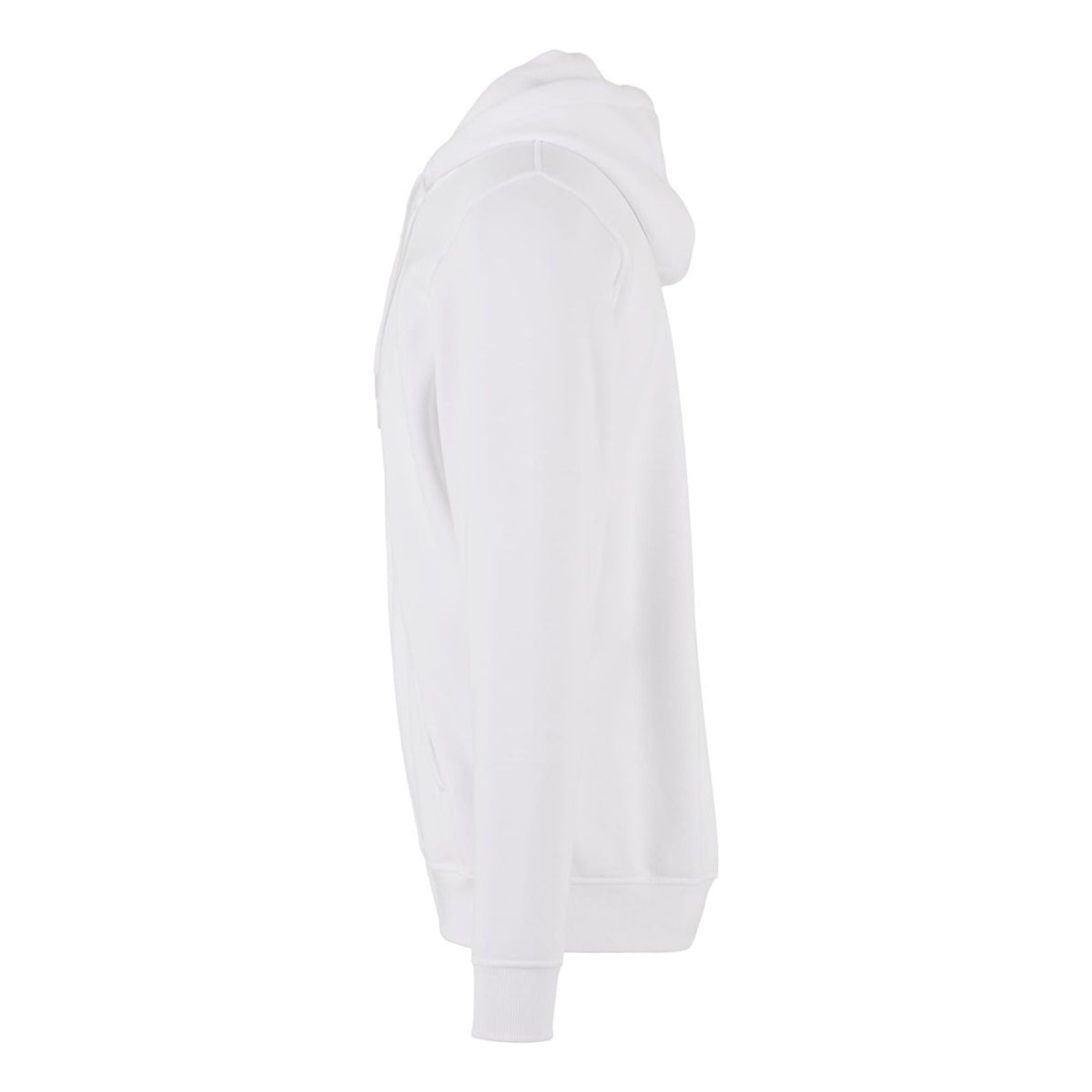 Light Asphalt - Side - Build Your Brand Mens Heavy Zip Up Hoodie