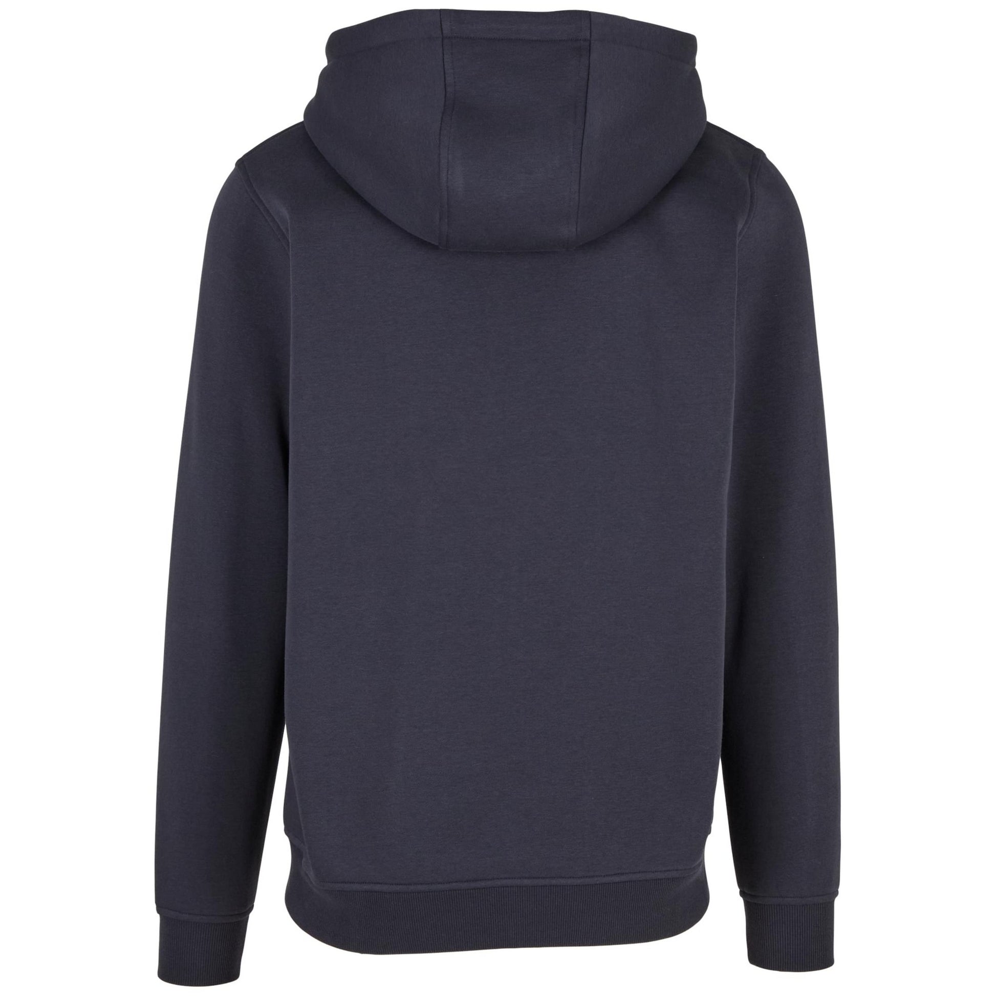 Navy - Back - Build Your Brand Mens Heavy Zip Up Hoodie