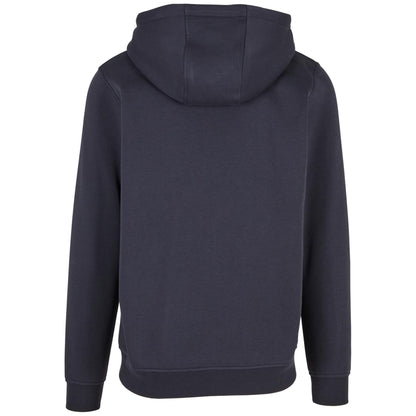 Navy - Back - Build Your Brand Mens Heavy Zip Up Hoodie
