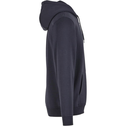 Navy - Lifestyle - Build Your Brand Mens Heavy Zip Up Hoodie