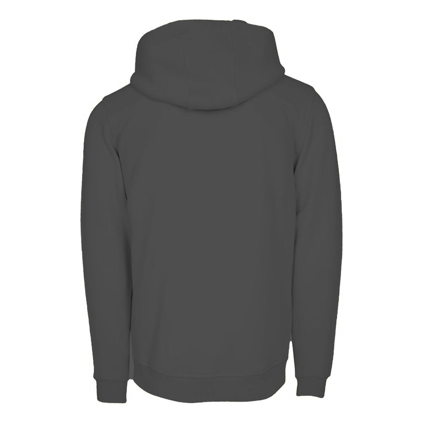 Charcoal - Back - Build Your Brand Mens Heavy Pullover Hoodie