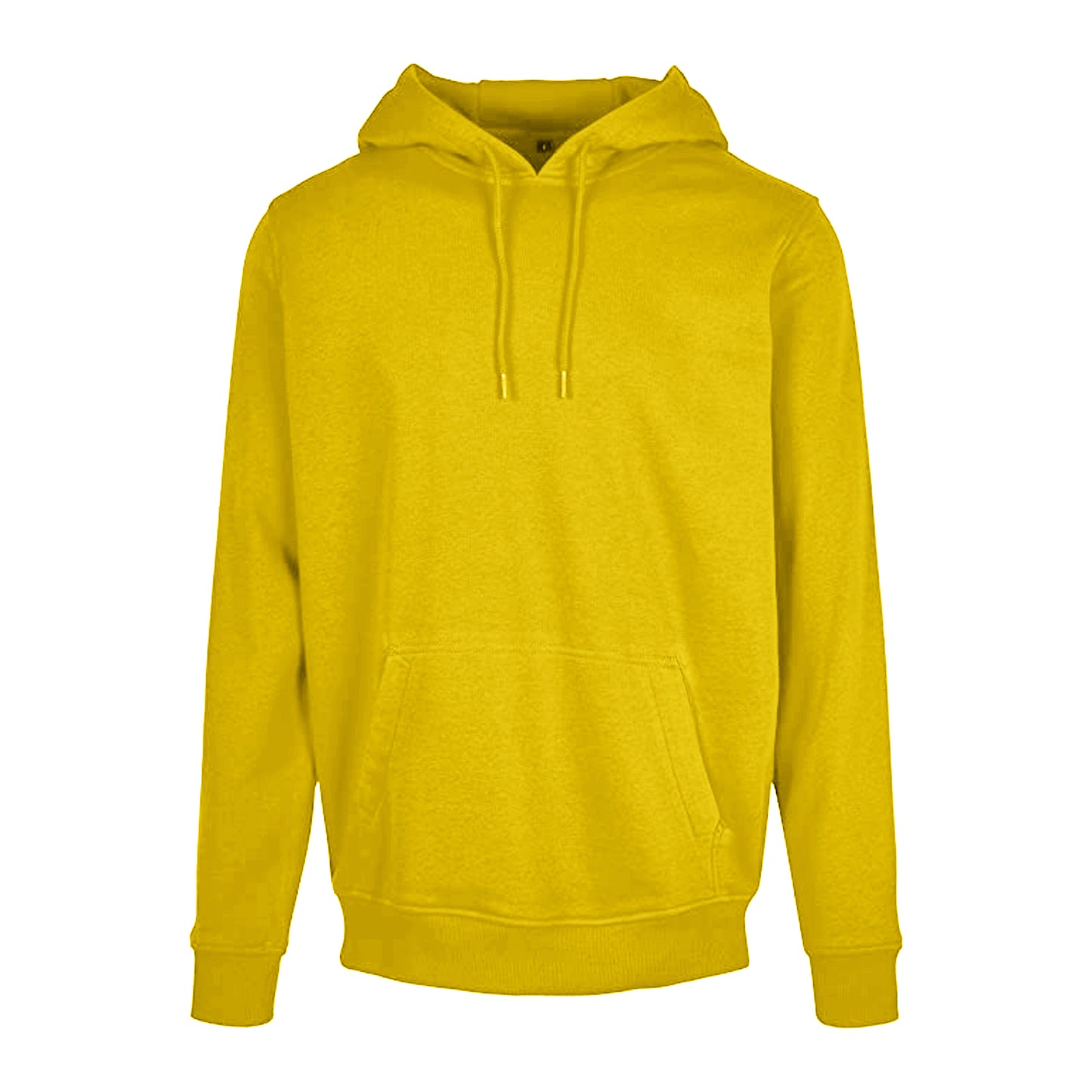 Taxi Yellow - Front - Build Your Brand Mens Heavy Pullover Hoodie