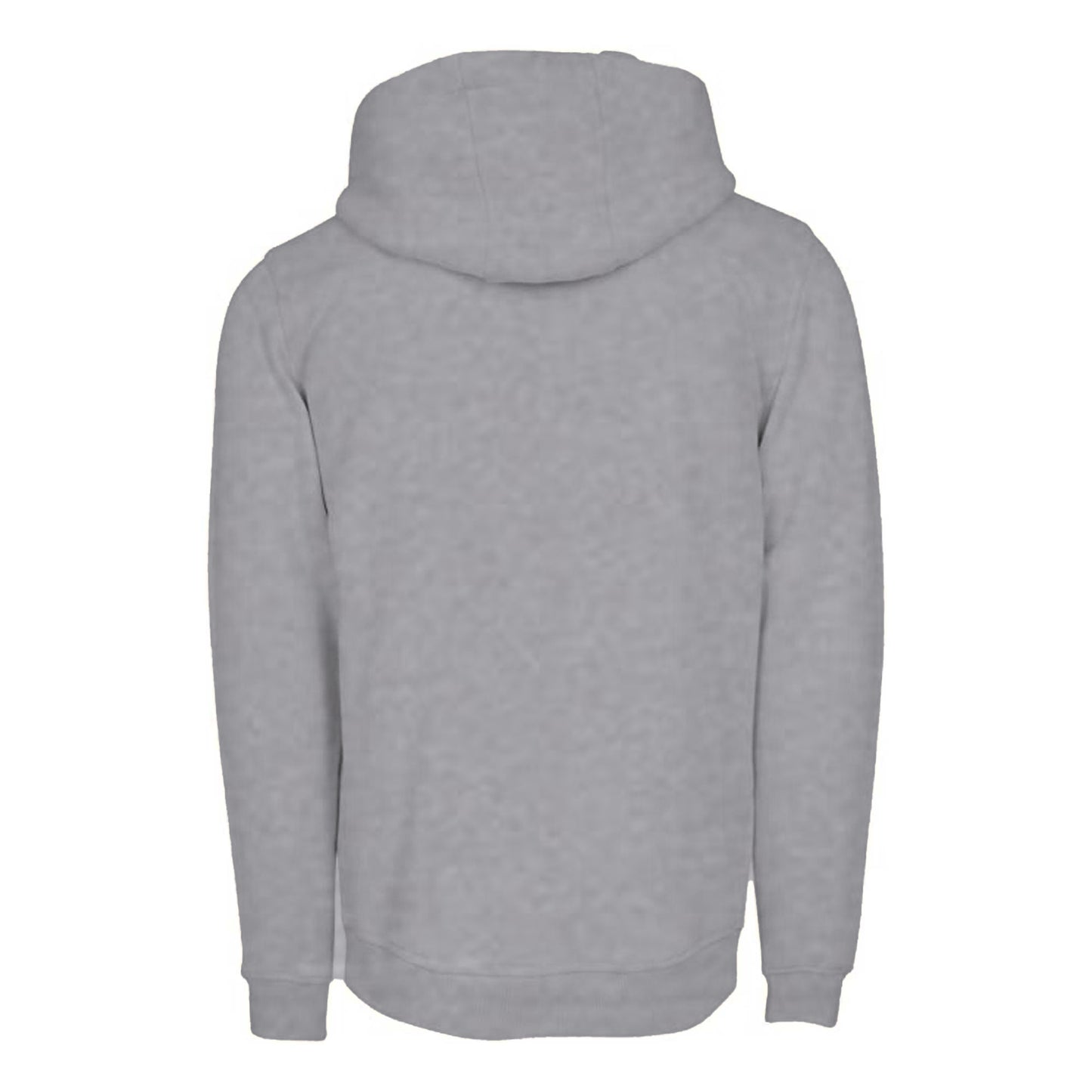 Heather Grey - Back - Build Your Brand Mens Heavy Pullover Hoodie