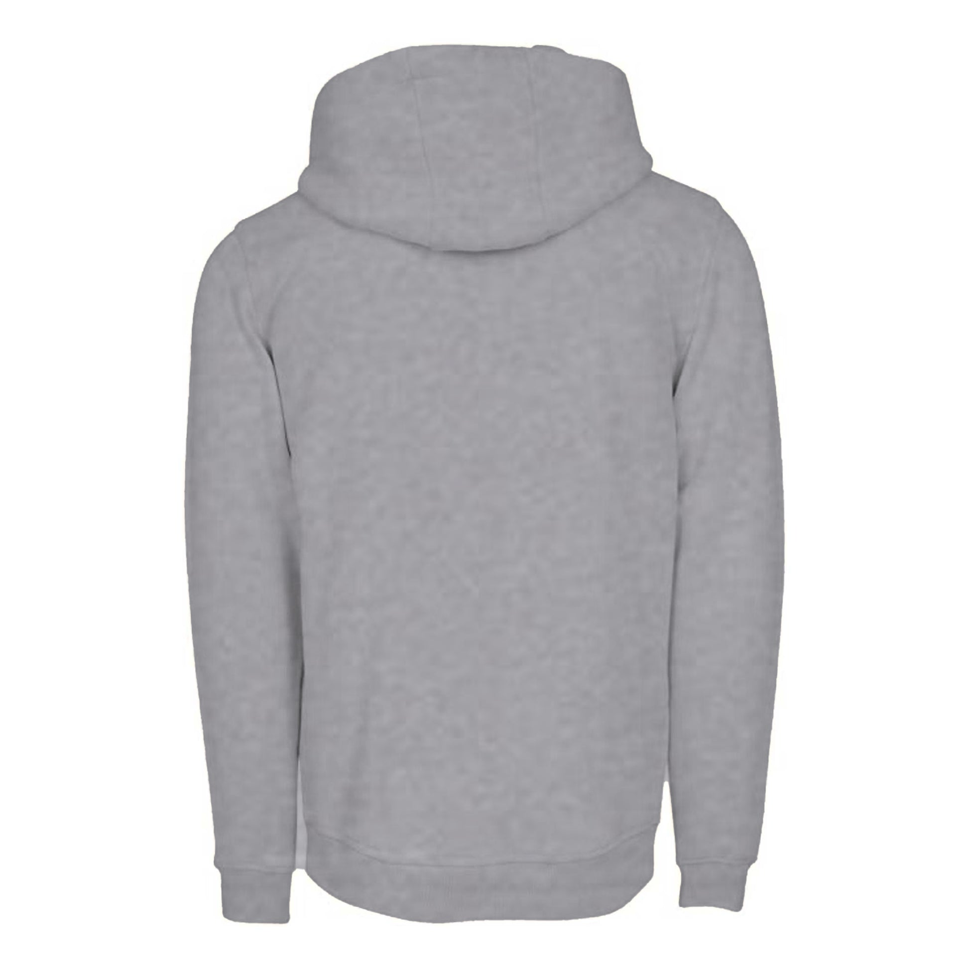 Heather Grey - Back - Build Your Brand Mens Heavy Pullover Hoodie