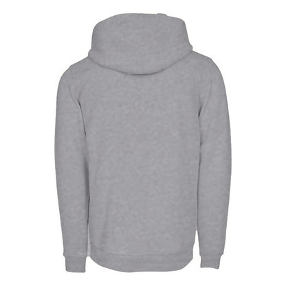 Heather Grey - Back - Build Your Brand Mens Heavy Pullover Hoodie