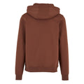 Chocolate Brown - Back - Build Your Brand Mens Heavy Pullover Hoodie