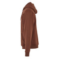 Chocolate Brown - Side - Build Your Brand Mens Heavy Pullover Hoodie