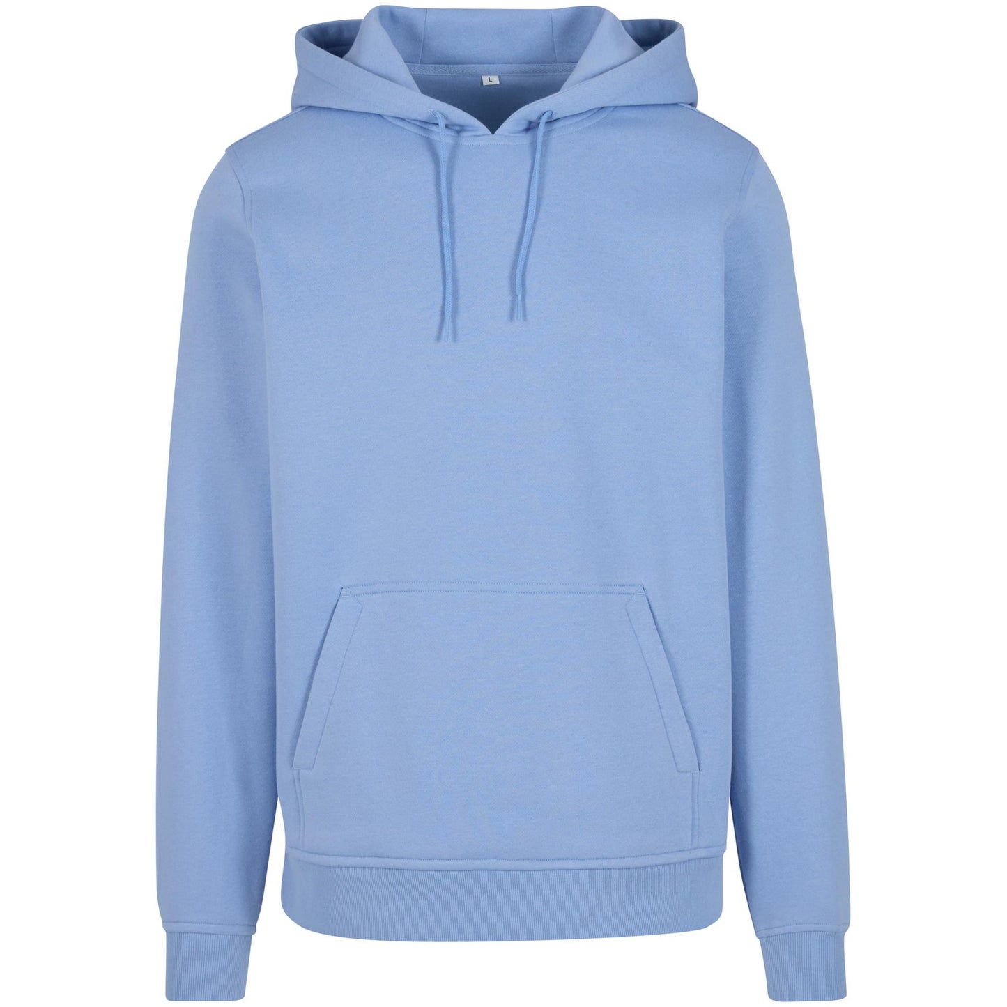 Powder Blue - Front - Build Your Brand Mens Heavy Pullover Hoodie