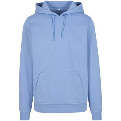 Powder Blue - Front - Build Your Brand Mens Heavy Pullover Hoodie
