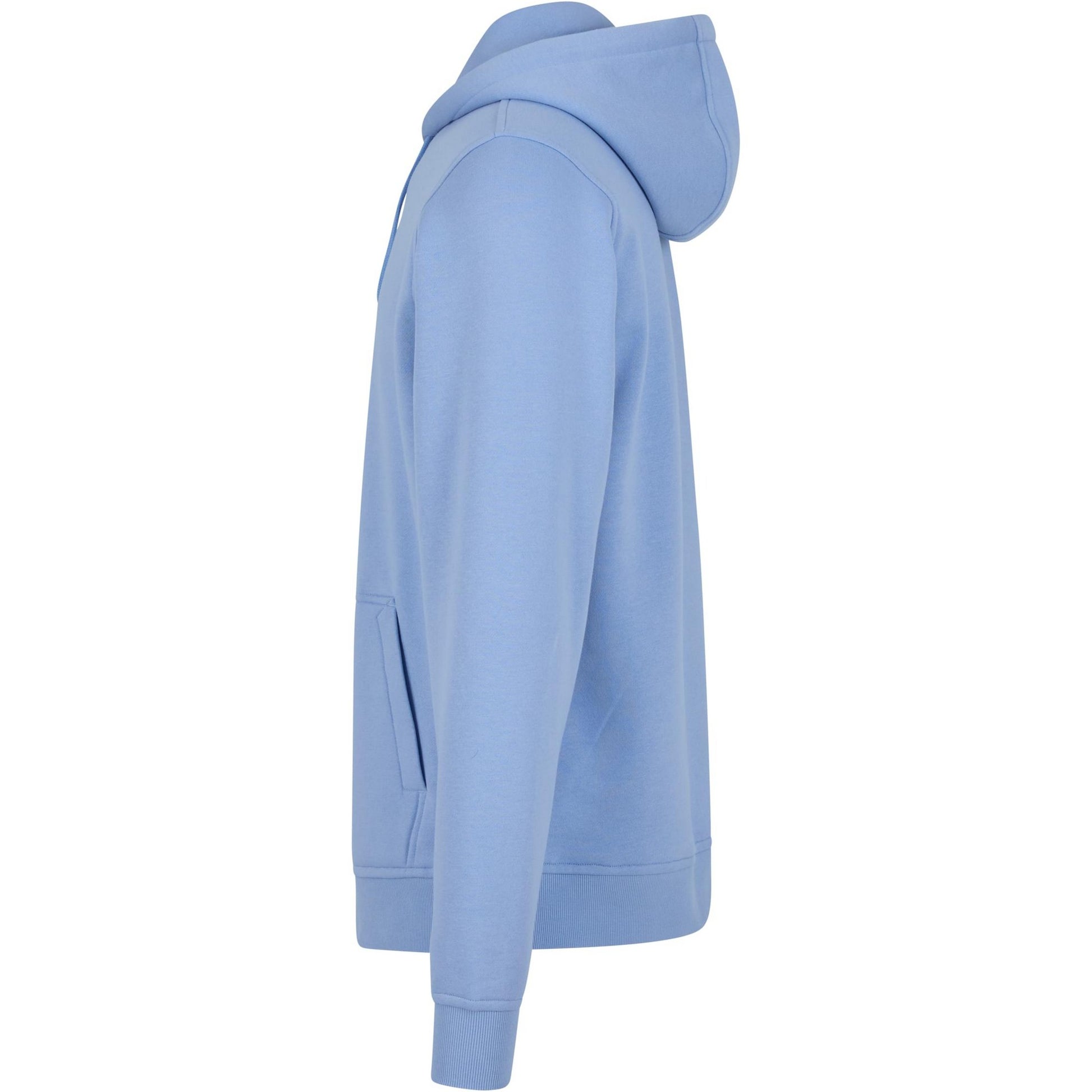 Powder Blue - Side - Build Your Brand Mens Heavy Pullover Hoodie