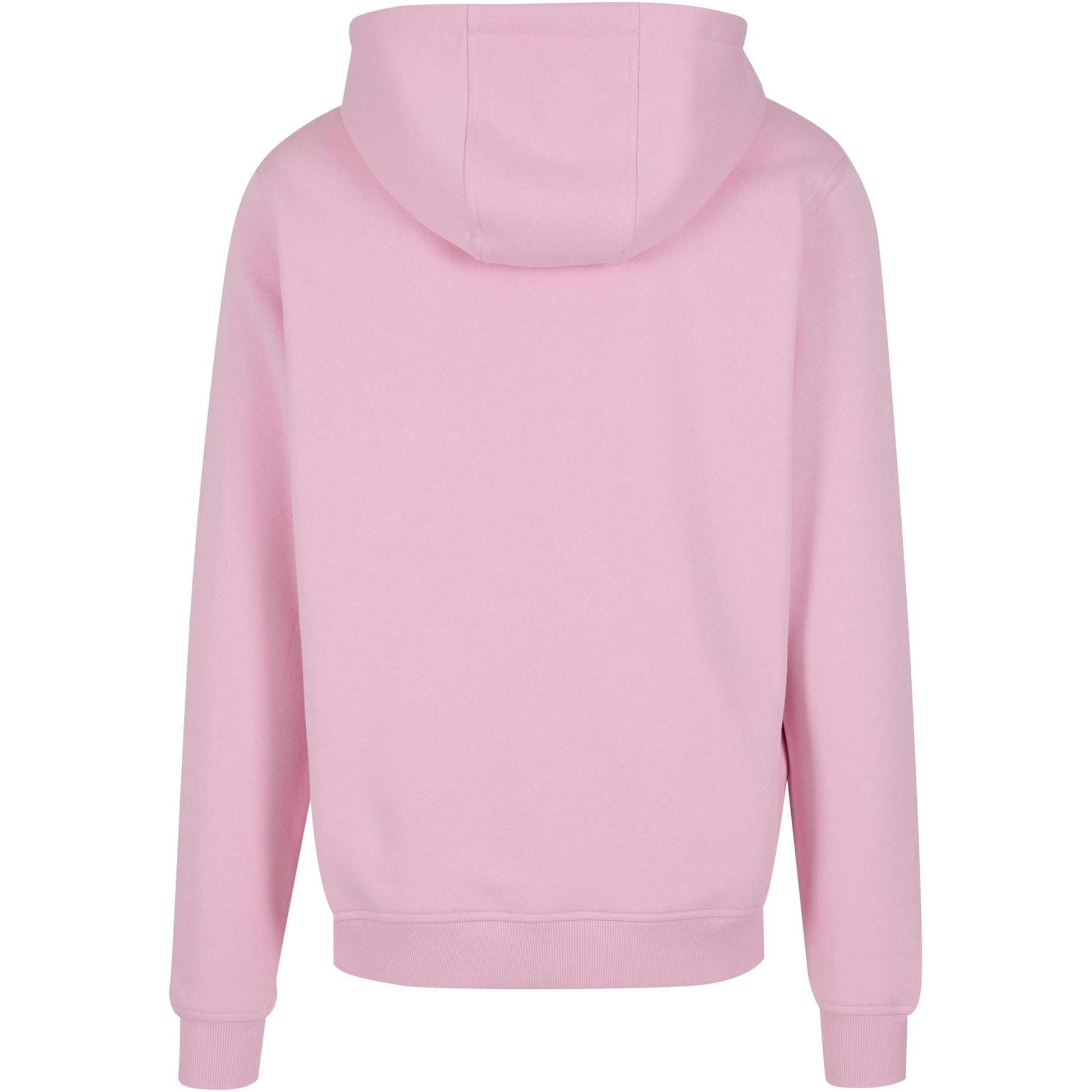 Soft Pink - Back - Build Your Brand Mens Heavy Pullover Hoodie