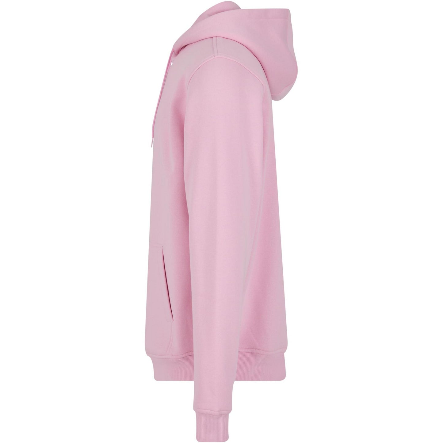 Soft Pink - Side - Build Your Brand Mens Heavy Pullover Hoodie