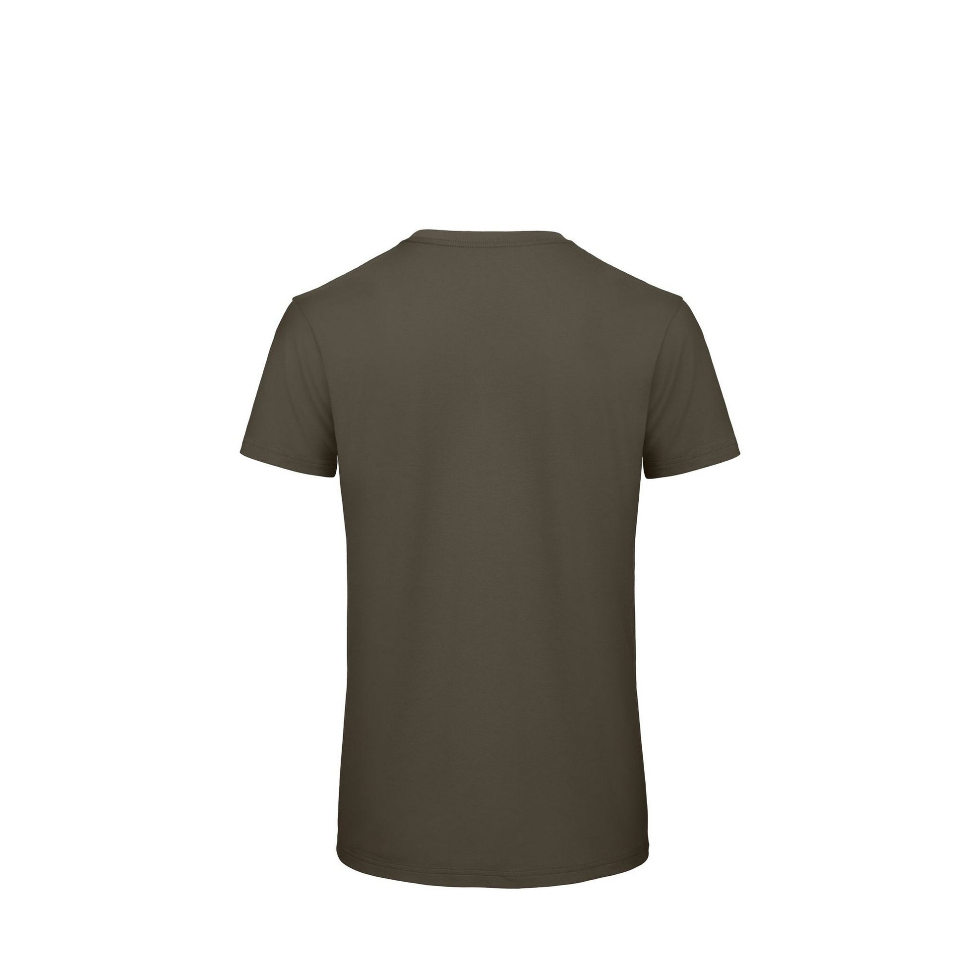 Millennial Khaki - Back - B&C Mens Organic Tee