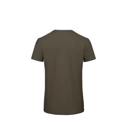 Millennial Khaki - Back - B&C Mens Organic Tee