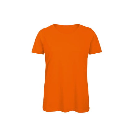 Orange - Front - B&C Mens Organic Tee