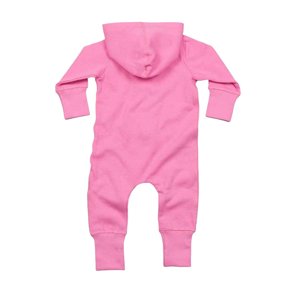 Bubblegum Pink - Back - Babybugz Baby-Babies All-In-One