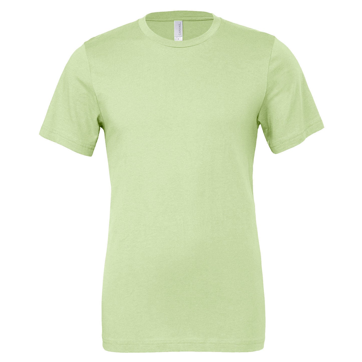 Spring Green - Front - Bella + Canvas Unisex Jersey Crew Neck T-Shirt