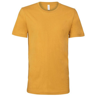 Mustard Yellow - Front - Bella + Canvas Unisex Jersey Crew Neck T-Shirt