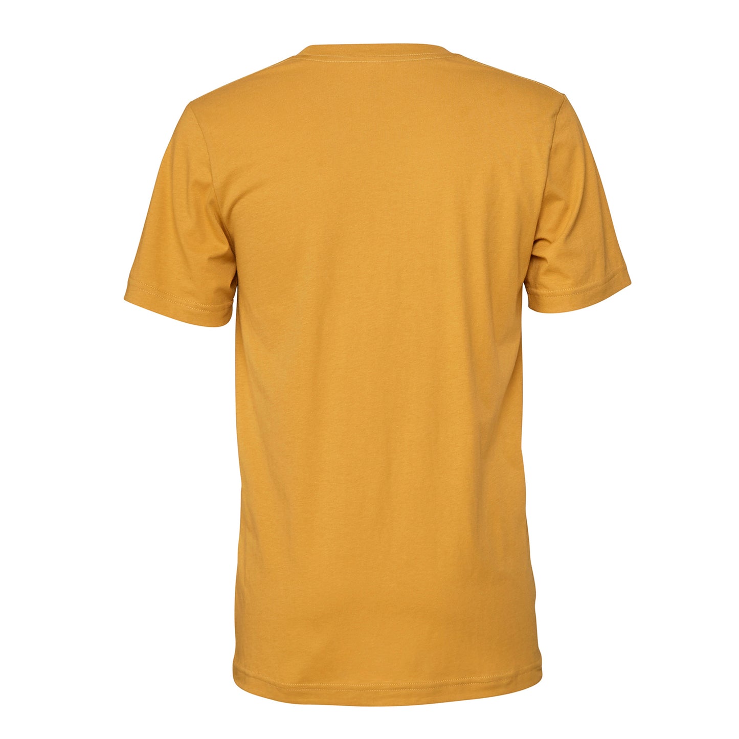Mustard Yellow - Back - Bella + Canvas Unisex Jersey Crew Neck T-Shirt