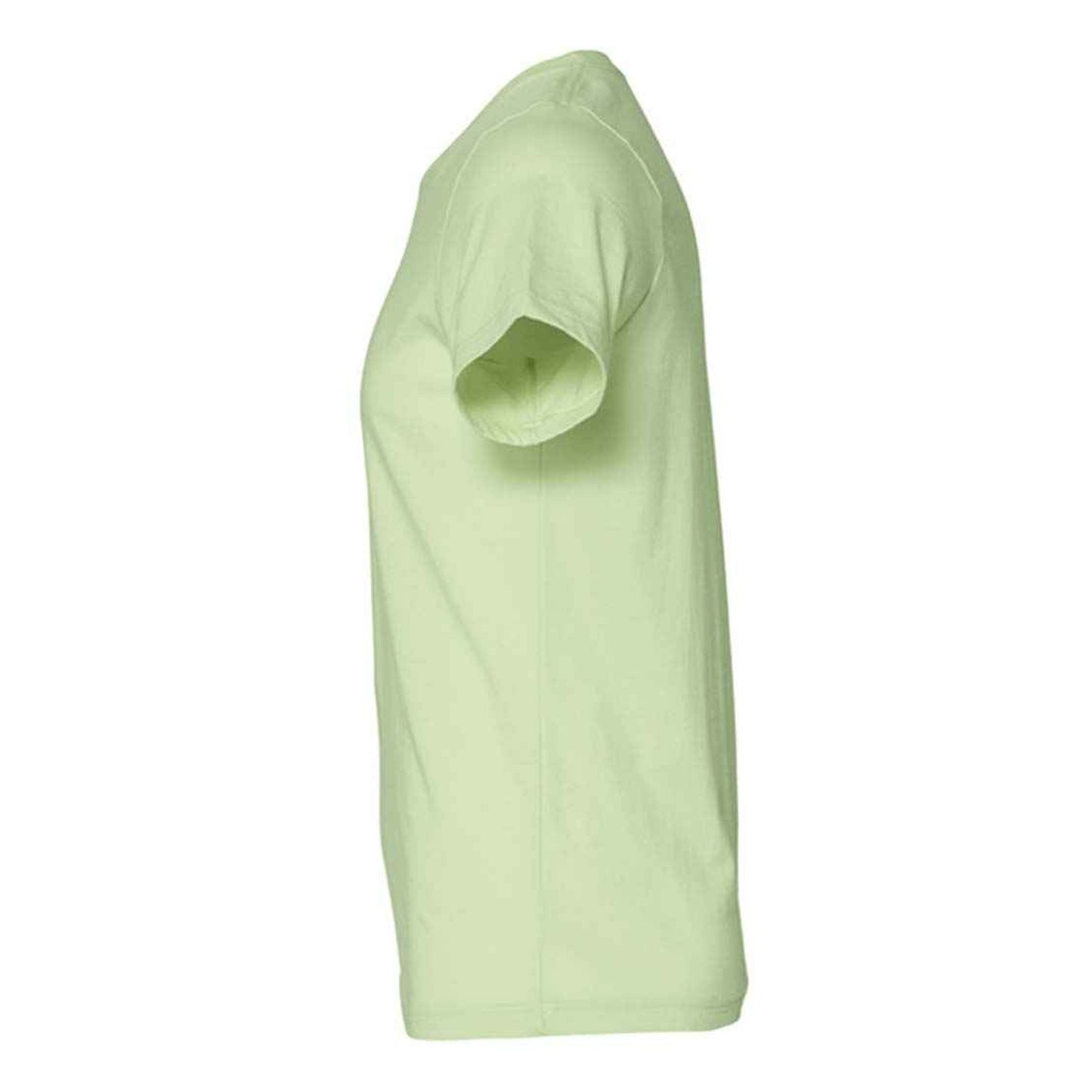 Spring Green - Side - Bella + Canvas Unisex Jersey Crew Neck T-Shirt