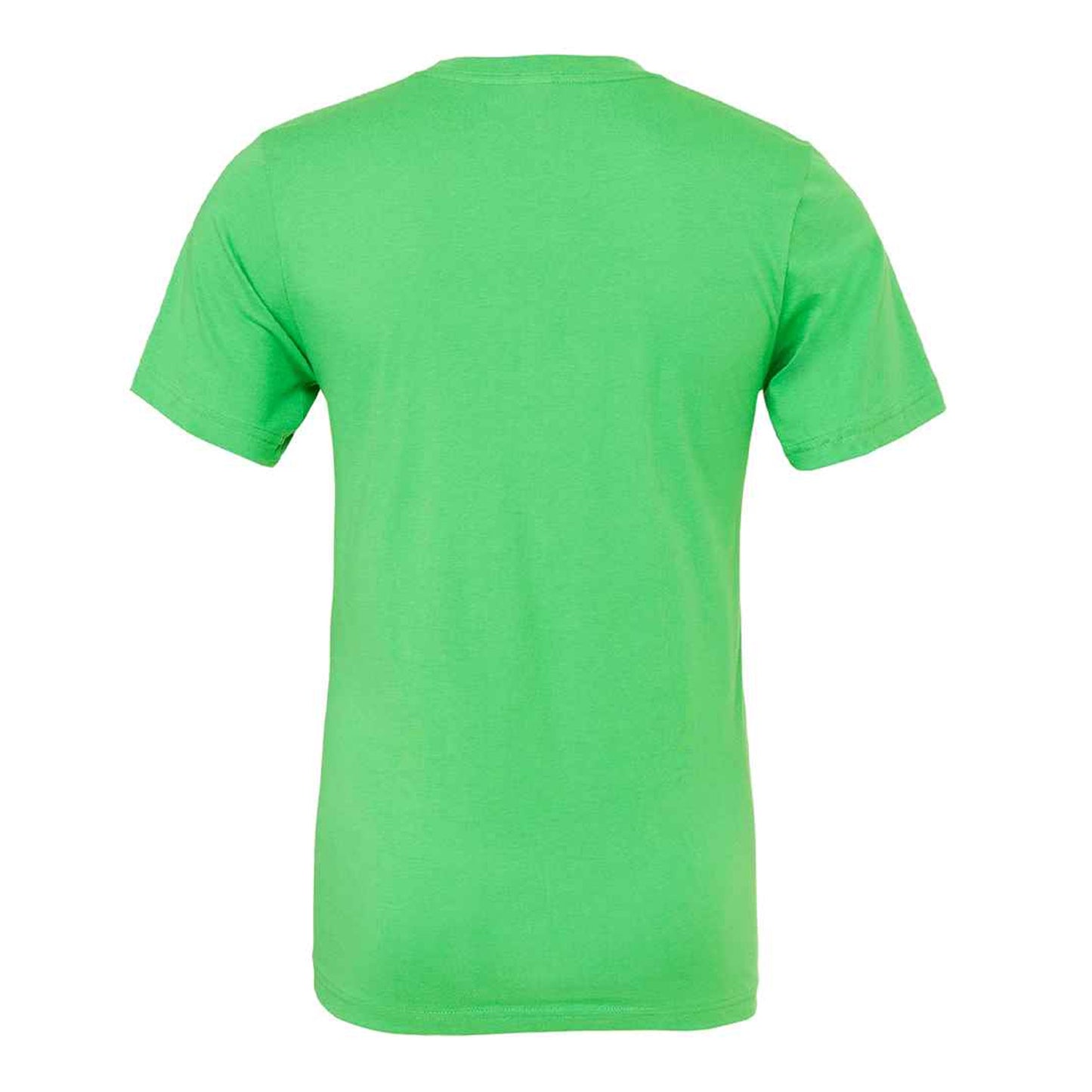 Synthetic Green - Back - Bella + Canvas Unisex Jersey Crew Neck T-Shirt