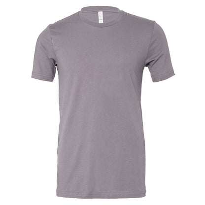 Storm Grey - Front - Bella + Canvas Unisex Jersey Crew Neck T-Shirt