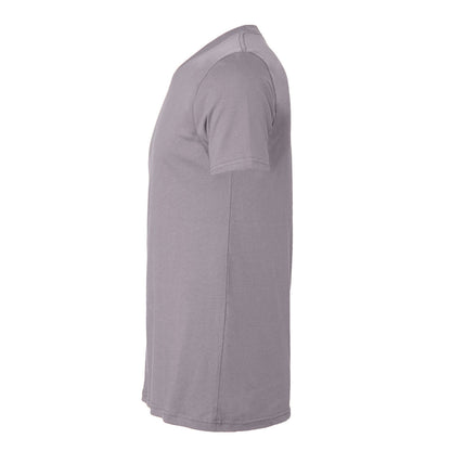 Storm Grey - Side - Bella + Canvas Unisex Jersey Crew Neck T-Shirt