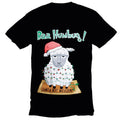 Black Bah Humbug - Front - Christmas Shop T-shirt