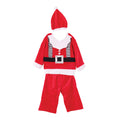 Red - Front - Christmas Shop Boys Santa Suit
