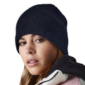 French Navy - Back - Beechfield Unisex Active Performance Beanie