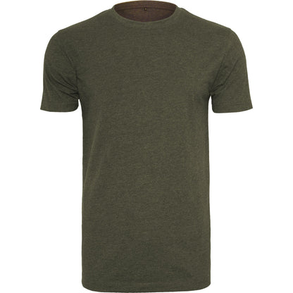 Olive - Front - Build Your Brand Mens T-Shirt Round Neck