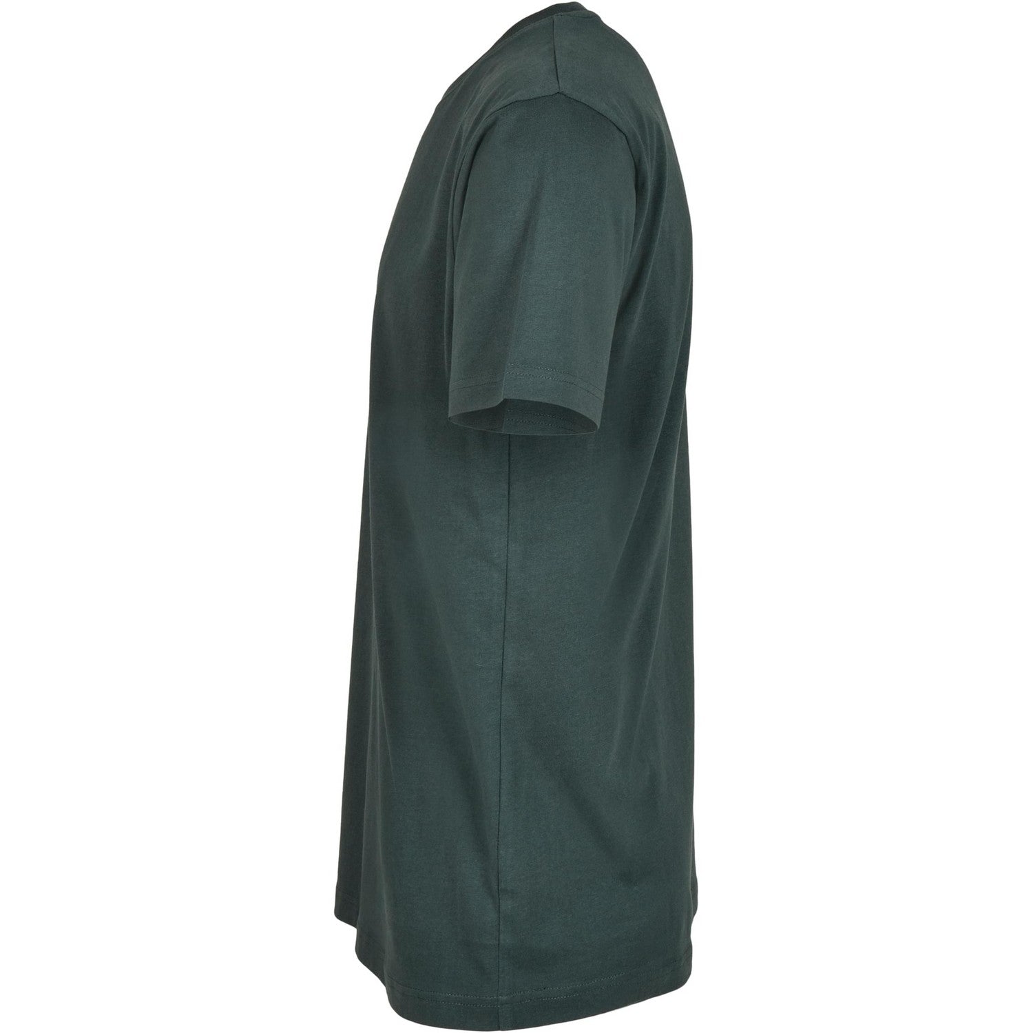 Bottle Green - Side - Build Your Brand Mens T-Shirt Round Neck