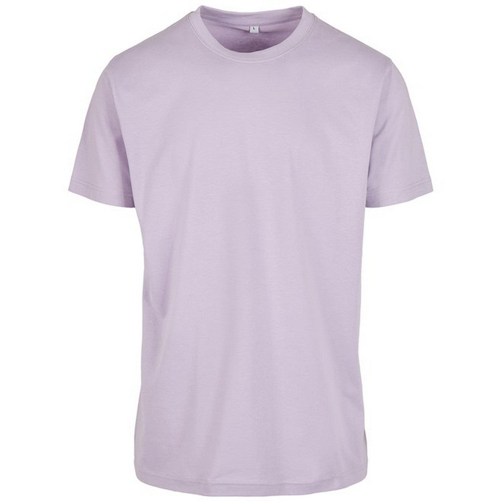 Lilac - Front - Build Your Brand Mens T-Shirt Round Neck