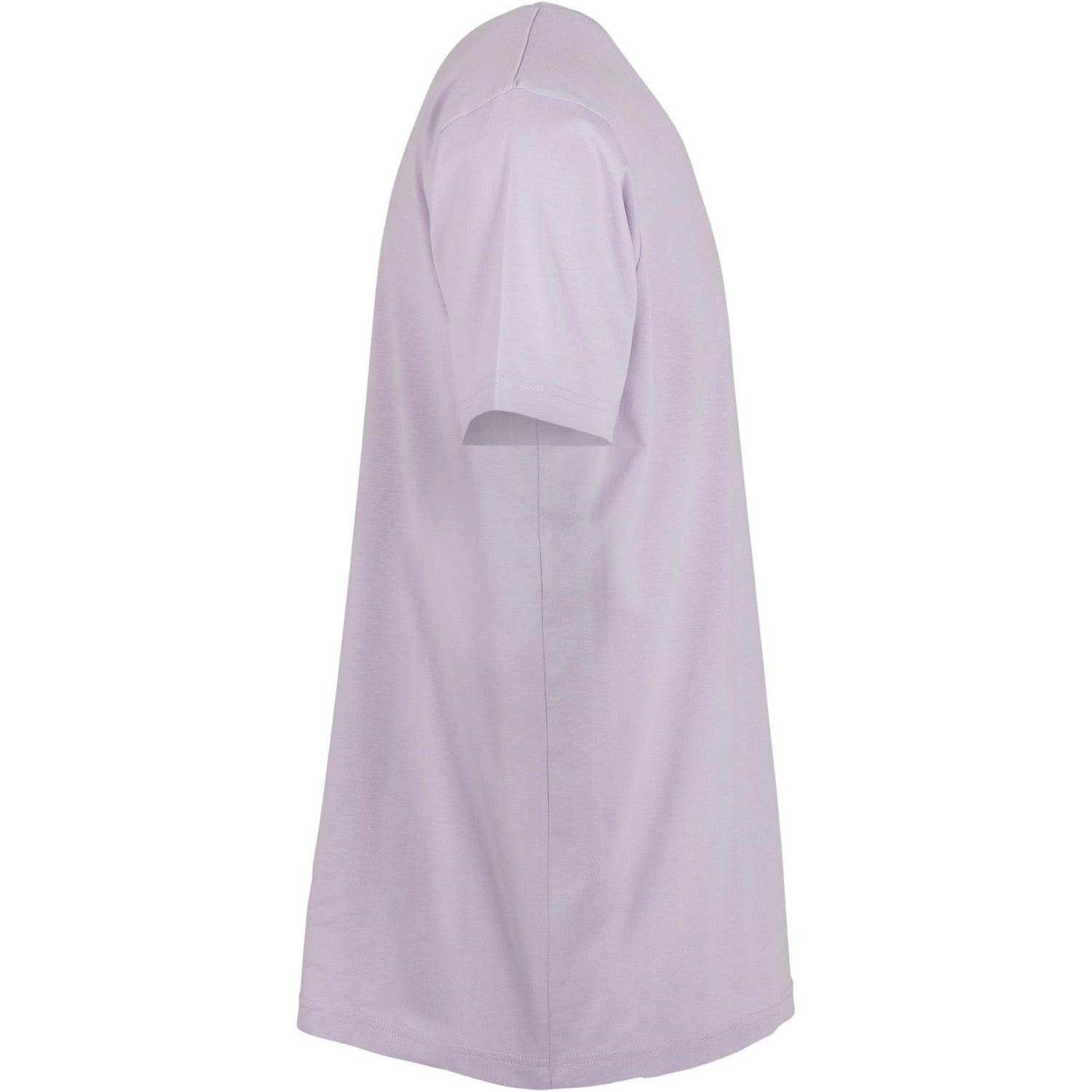 Lilac - Side - Build Your Brand Mens T-Shirt Round Neck