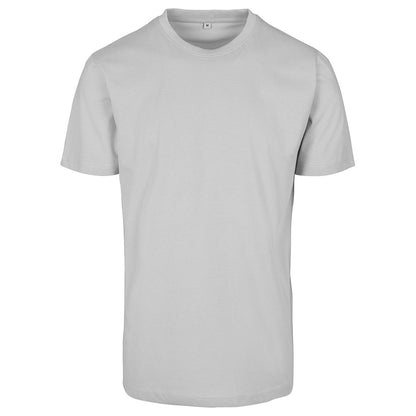 Light Asphalt - Front - Build Your Brand Mens T-Shirt Round Neck