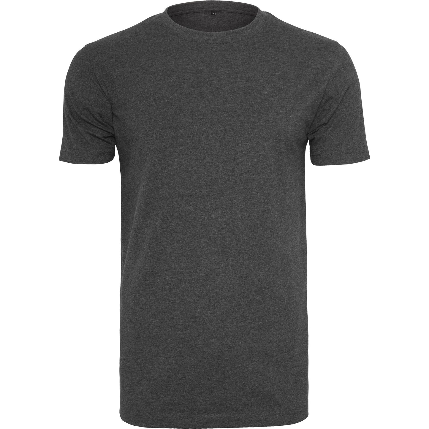 Charcoal - Front - Build Your Brand Mens T-Shirt Round Neck