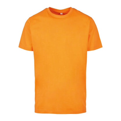 Paradise Orange - Front - Build Your Brand Mens T-Shirt Round Neck