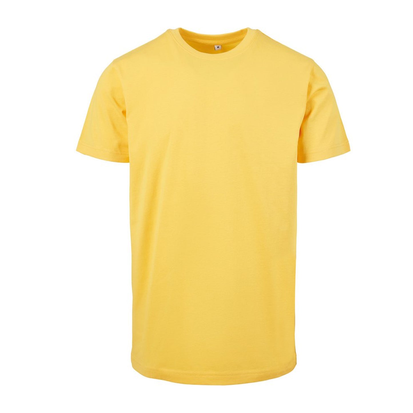 Taxi Yellow - Front - Build Your Brand Mens T-Shirt Round Neck