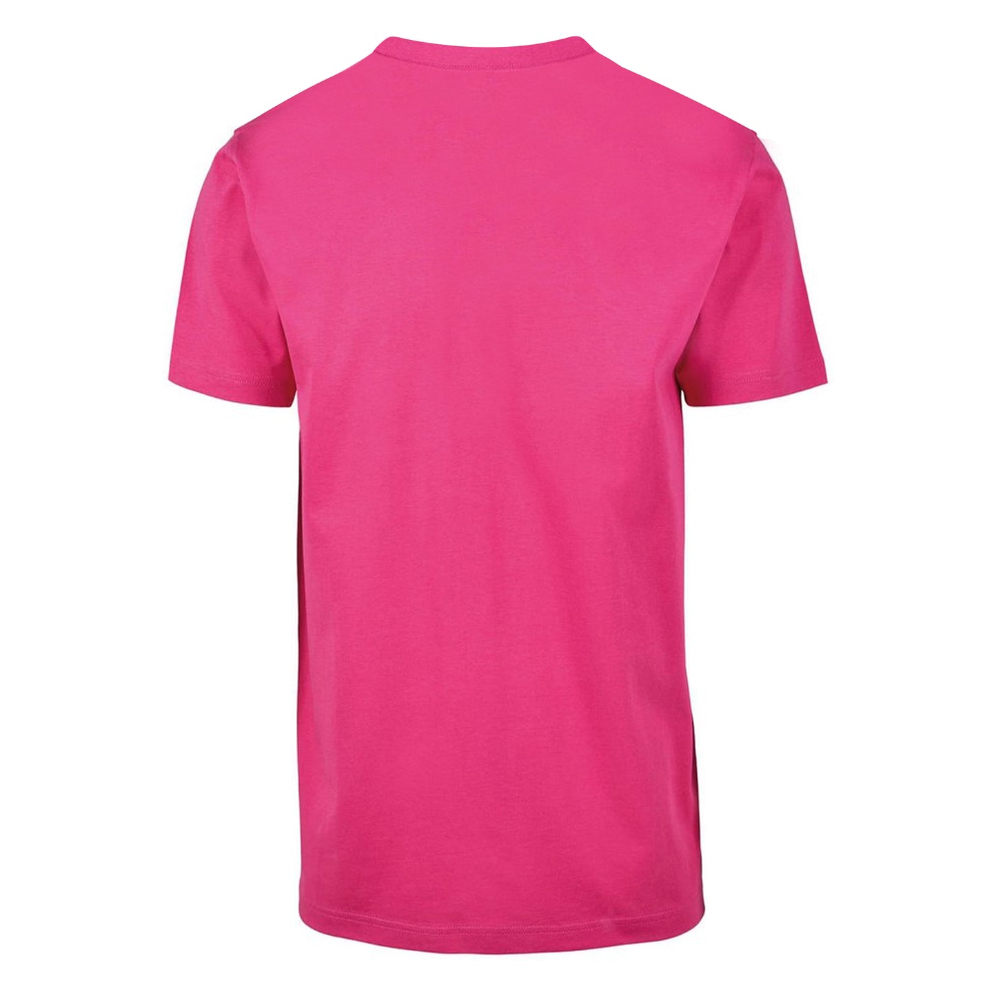 Hibiscus Pink - Back - Build Your Brand Mens T-Shirt Round Neck
