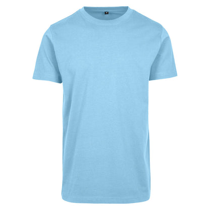 Baltic Blue - Front - Build Your Brand Mens T-Shirt Round Neck