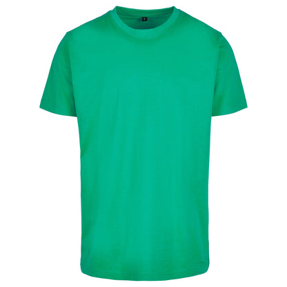 Grass Green - Front - Build Your Brand Mens T-Shirt Round Neck