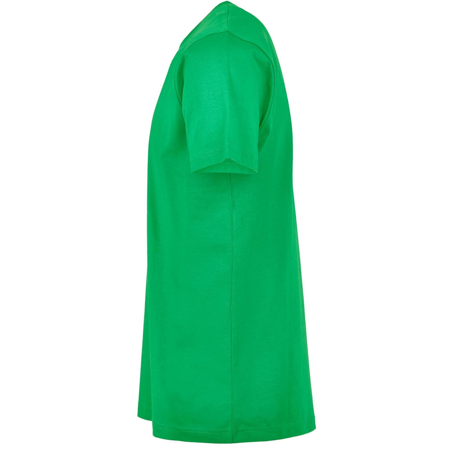 Grass Green - Side - Build Your Brand Mens T-Shirt Round Neck