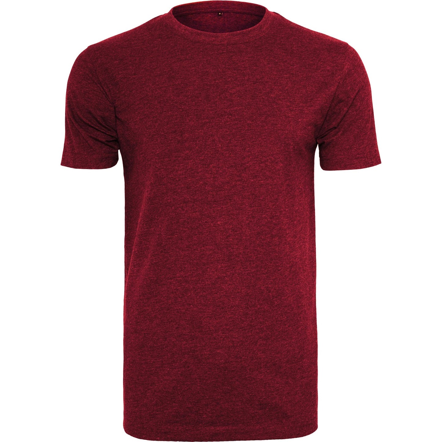 Burgundy - Front - Build Your Brand Mens T-Shirt Round Neck