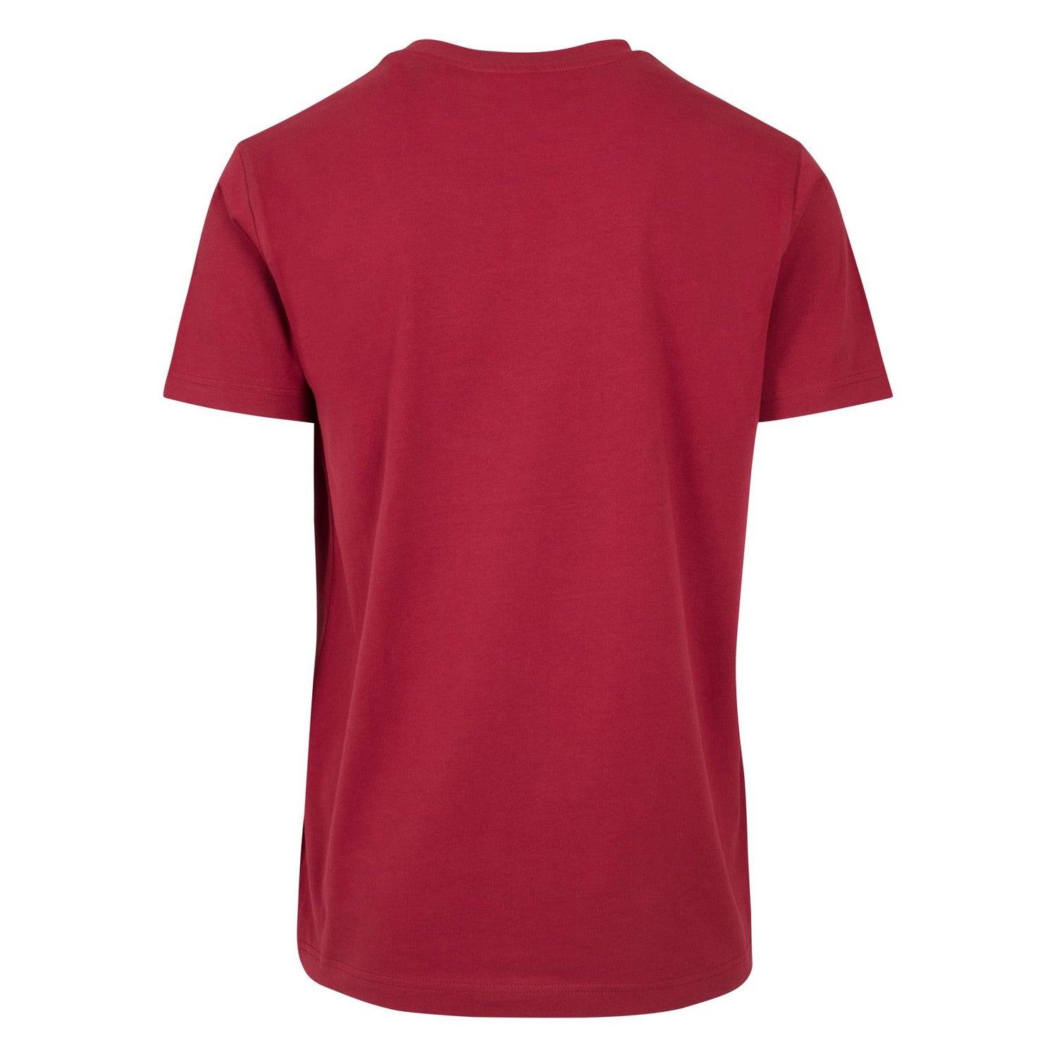 Burgundy - Back - Build Your Brand Mens T-Shirt Round Neck