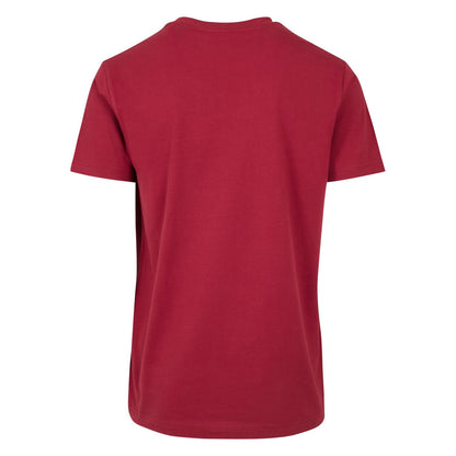 Burgundy - Back - Build Your Brand Mens T-Shirt Round Neck