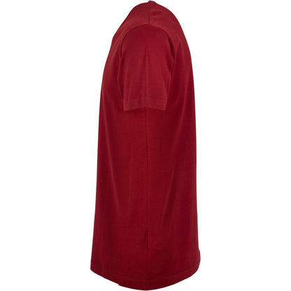 Burgundy - Lifestyle - Build Your Brand Mens T-Shirt Round Neck